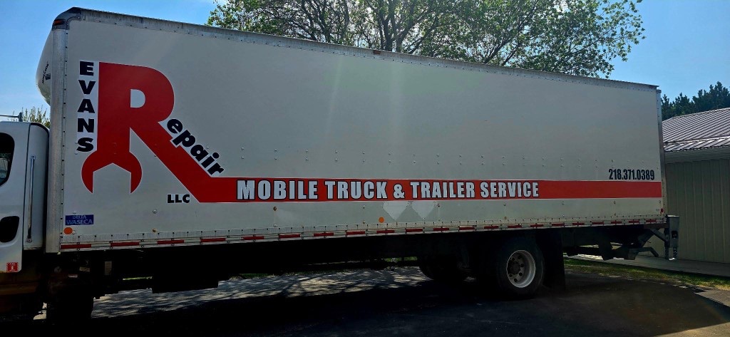 Evans Repair mobile service truck